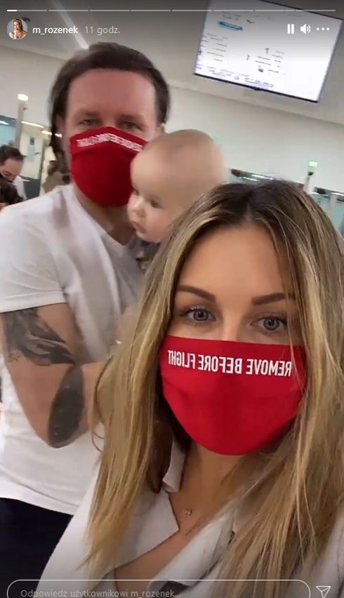 Małgorzata Rozenek z rodziną i całą ekipą ląduje w Meksyku
