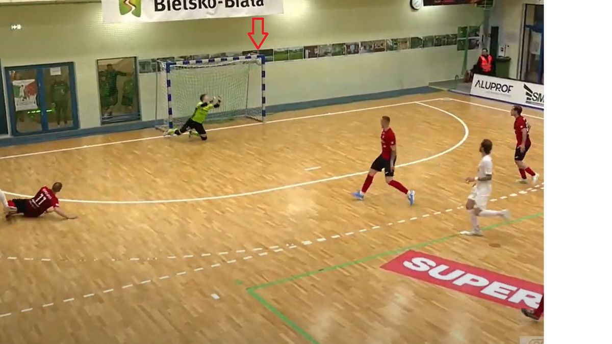 YouTube / Futsal Ekstraklasa TV / Artur Popławski zdobył pięknego gola dla Rekordu