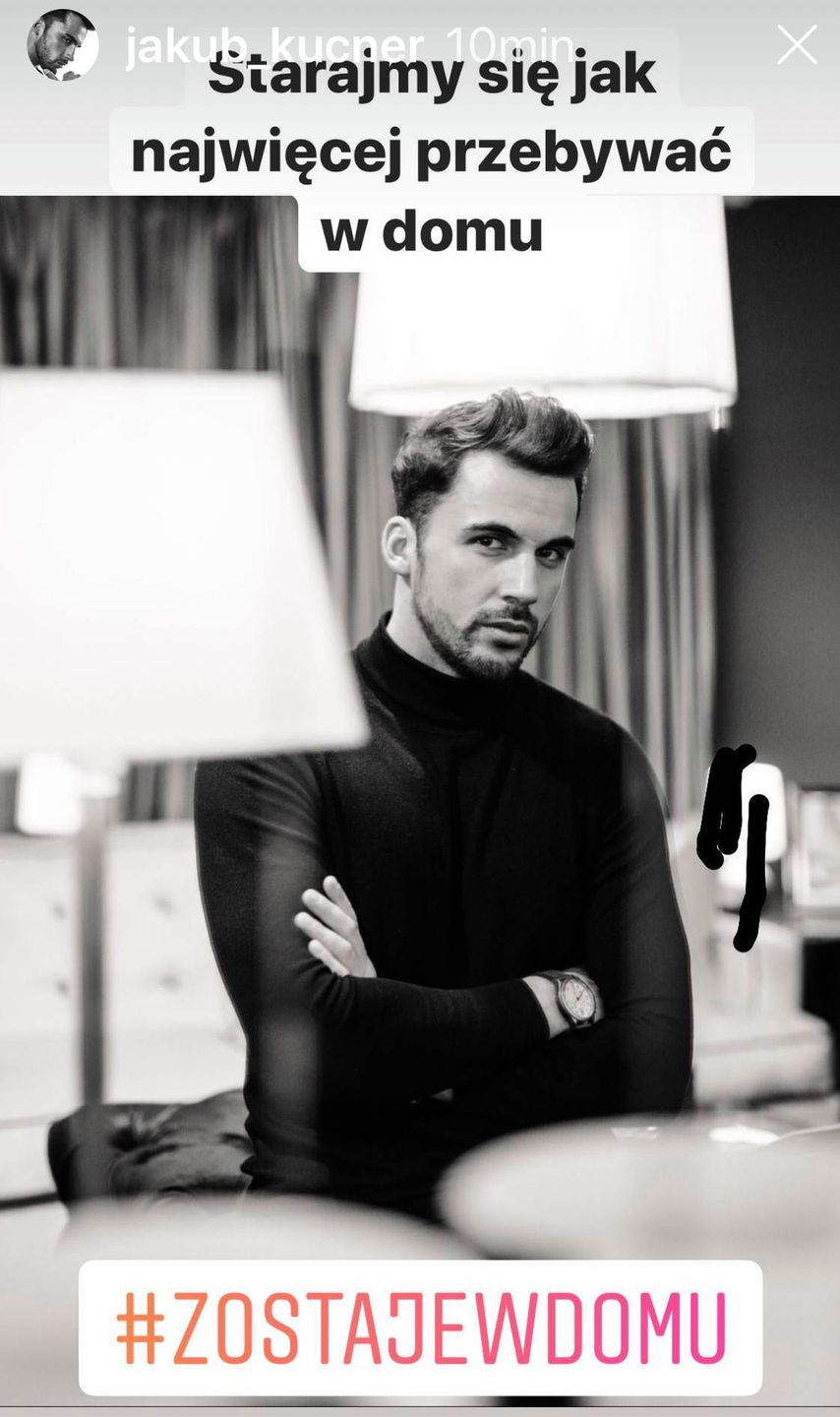 Jakub Kucner - gwiazdy przyłączyły się do akcji #zostanwdomu