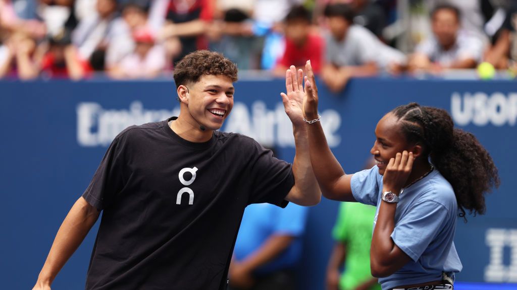 Getty Images / Clive Brunskill / Na zdjęciu: Ben Shelton i Coco Gauff