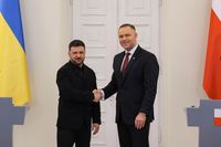 Karol Nawrocki i Wołodymyr Zełenski