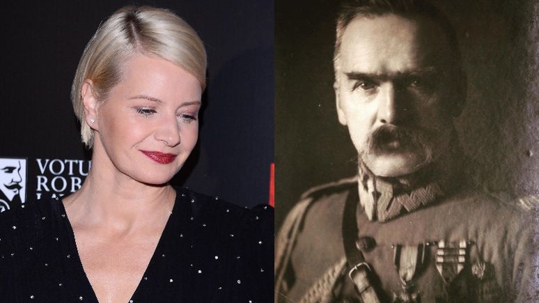 Małgorzata Kożuchowska cytuje marszałka Józefa Piłsudskiego