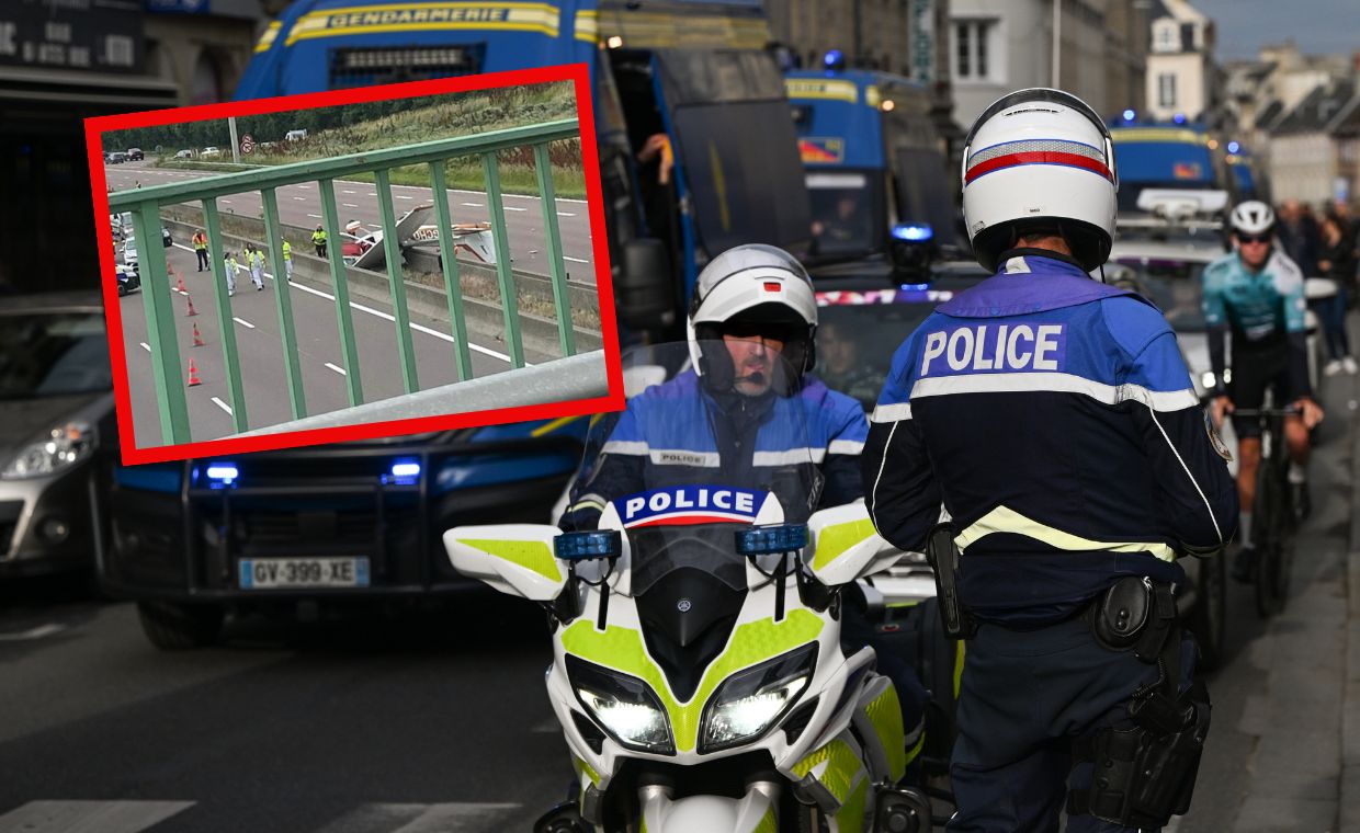 Awionetka rozbiła się na autostradzie. Katastrofa we Francji