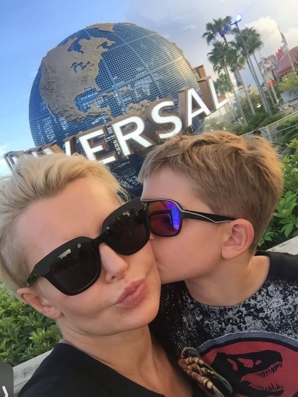 Joanna Racewicz i jej syn Igor