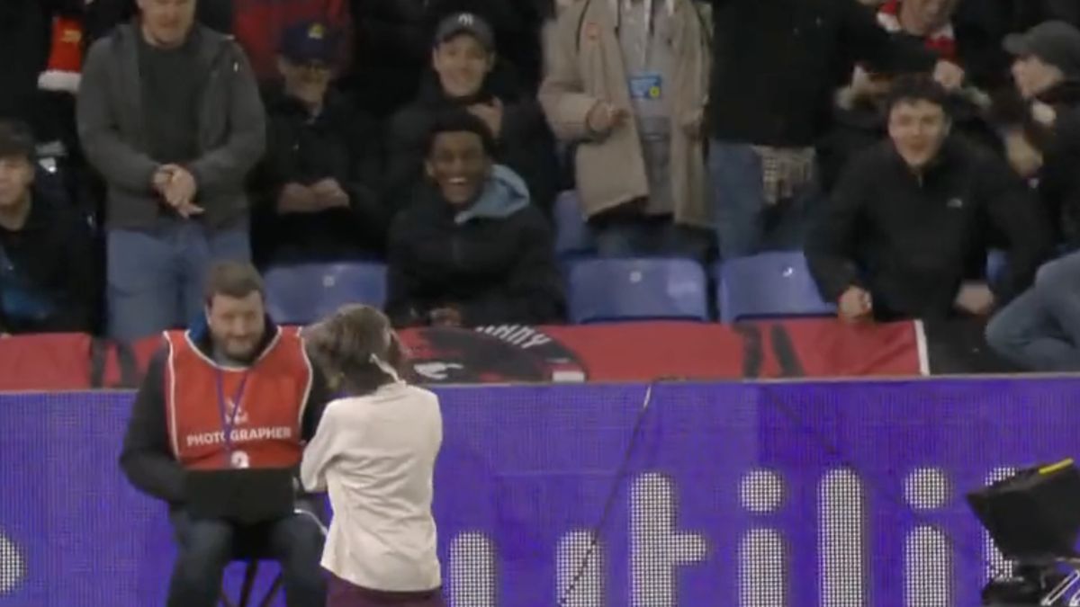 Kibic Arsenalu zrobił show 