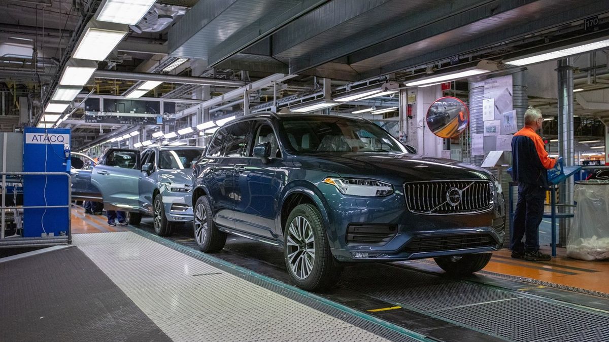 Fabryka Volvo z przymusową przerwą