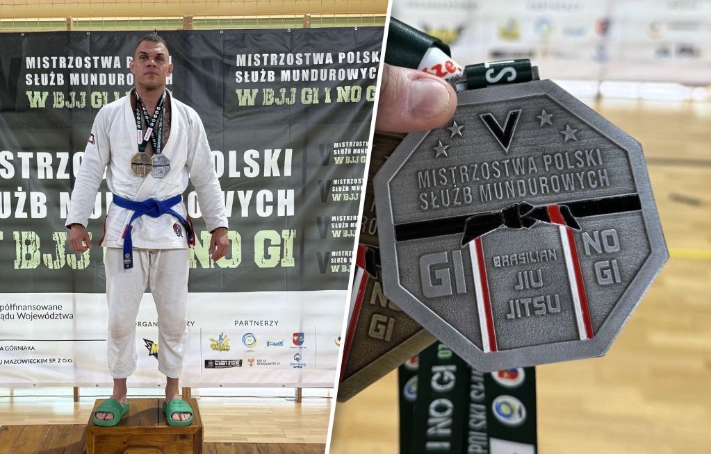 Rzeszów: Policjant mistrzem Polski w brazylijskim Jiu-jitsu