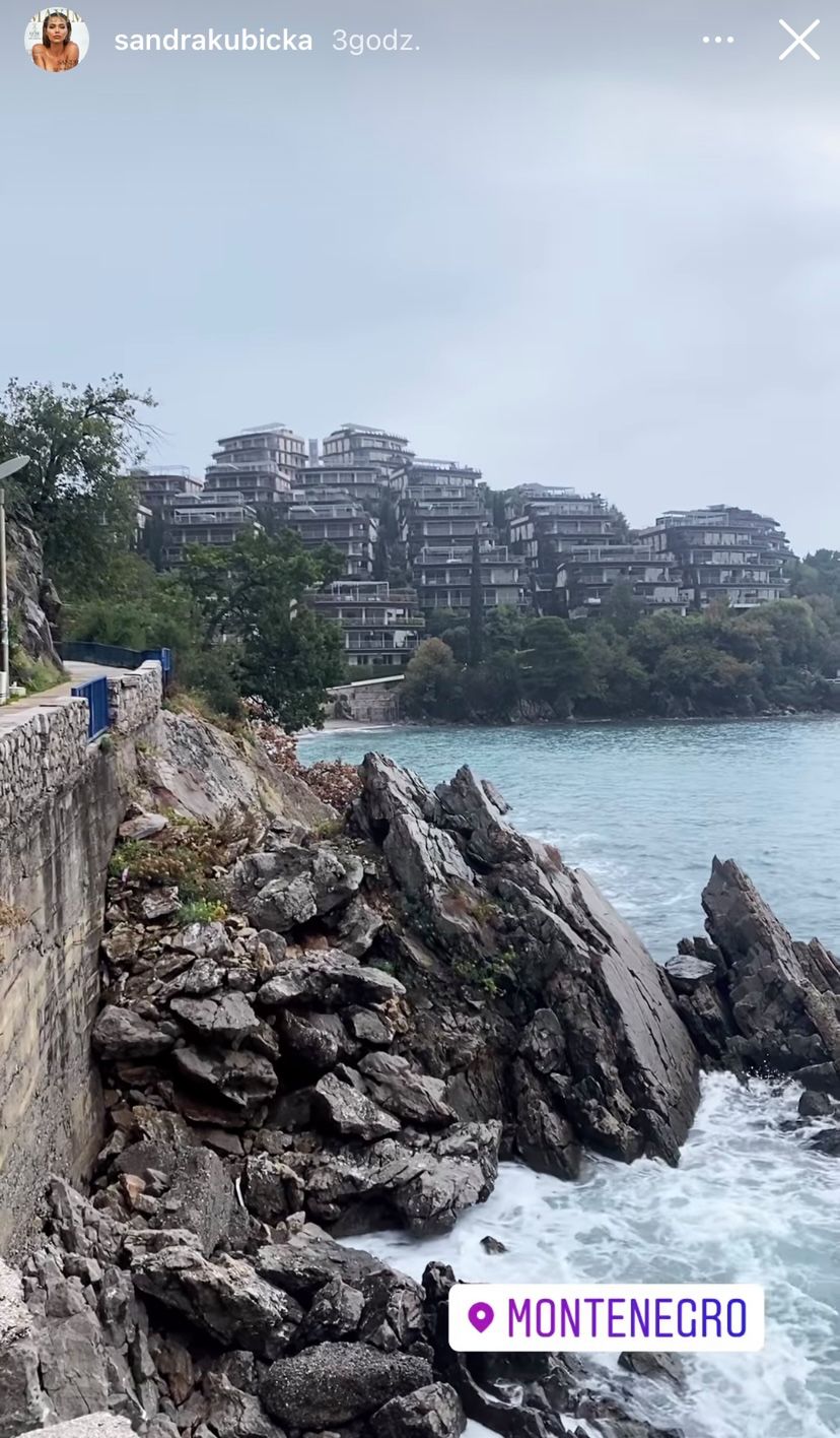 Sandra Kubicka i Baron na wakacjach