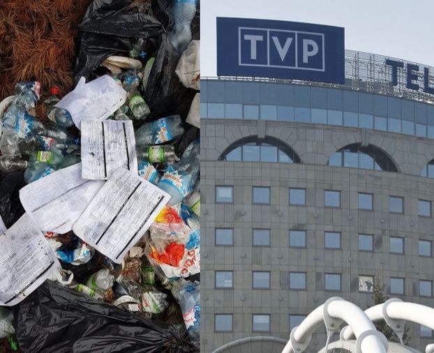 Internauta pokazał śmieci zostawione w lesie, w których były... dokumenty TVP. "Zostaną wyciągnięte konsekwencje"