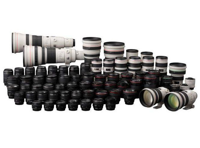80 milionów obiektywów Canon