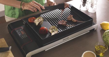 Elektryczny grill Philips z cyfrową regulacją temperatury