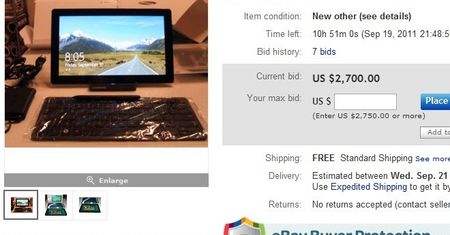 Pierwszy tablet z Windowsem 8 do kupienia na eBay'u