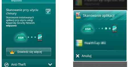Kaspersky z antywirusem na komórki w chmurze