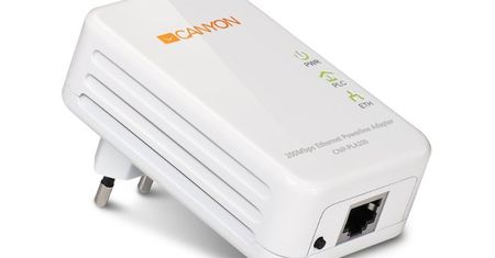 Canyon Ethernet powerline Adapter - sieć z gniazdka