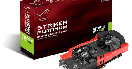 Mocna karta graficzna Asus Striker GTX 760 Platinum