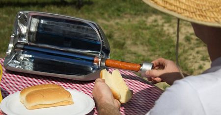 Rewolucyjny grill - nie potrzebuje węgla ani prądu. Działa na słońce