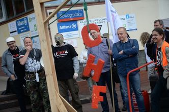 Protest frankowiczów w Warszawie. "Czujemy się bezradni'