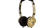 Złote słuchawki od Skullcandy