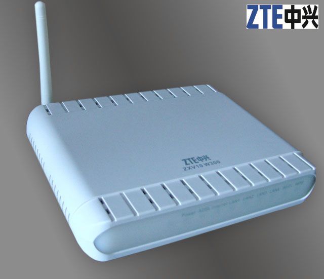 Modem ADSL funkcją routera: ZTE ZXV10 W300