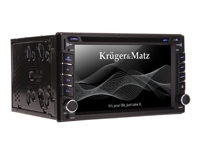 Kruger&Matz KM2001 - radio samochodowe z nawigacją, telewizją i GPS