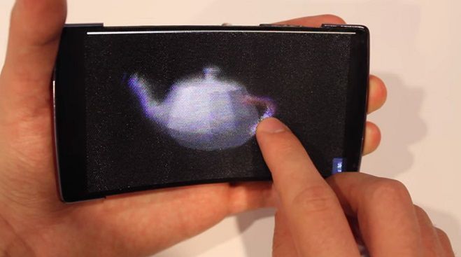 HoloFlex: giętki smartfon z holograficznym ekranem