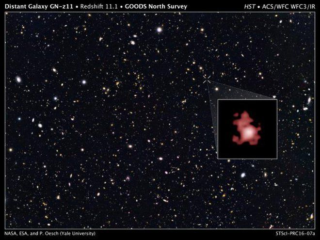 Astronomowie "namierzyli" rekordowo odległą galaktykę