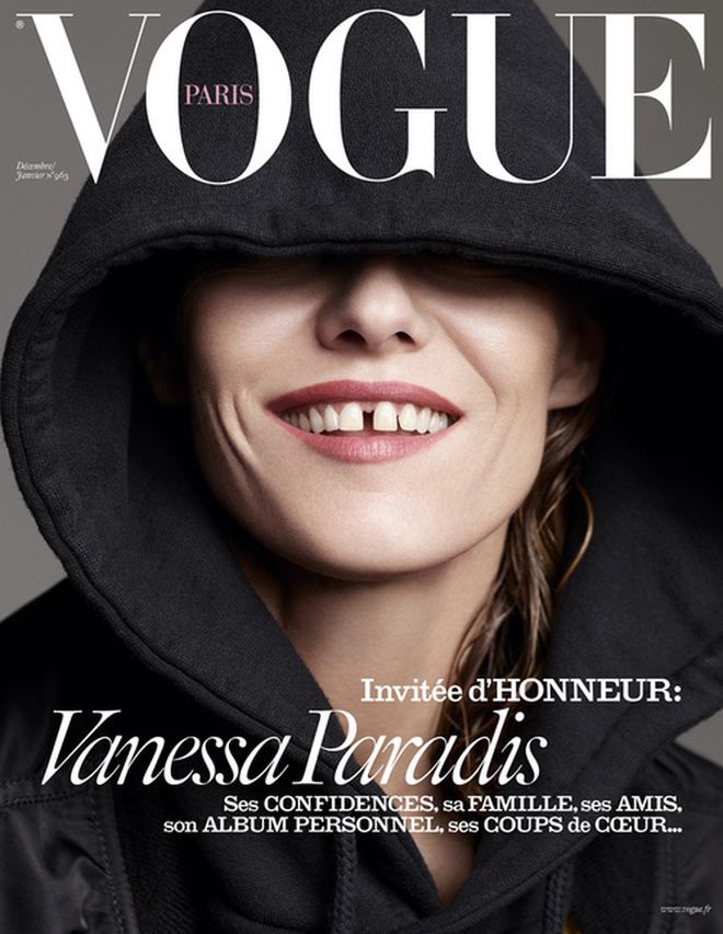 Vanessa Paradis na trzech okładkach "Vogue Paris"