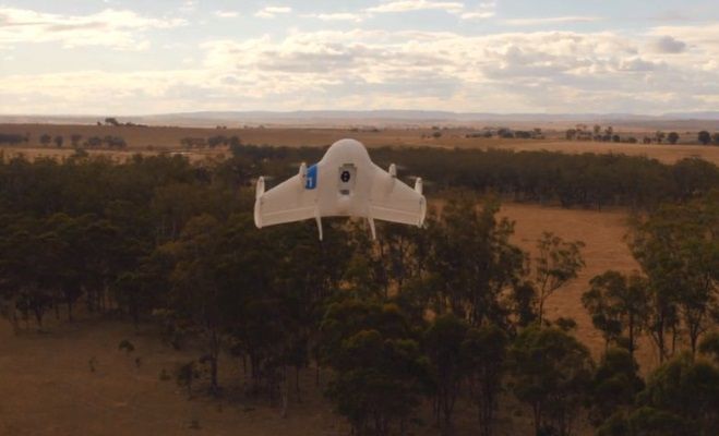 Google: Drony Wing będą dostarczać przesyłki od roku 2017