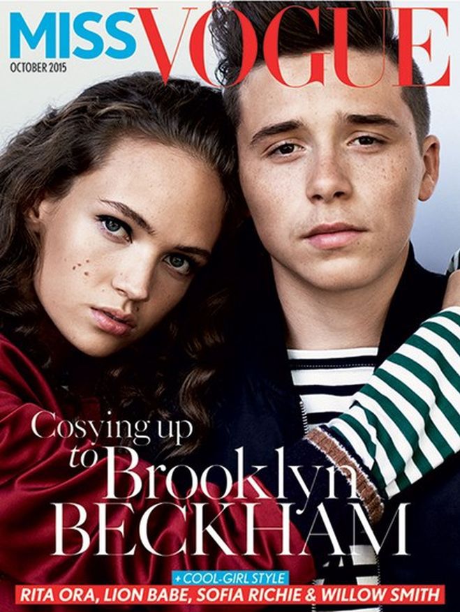 Brooklyn Beckham na okładce Miss Vogue