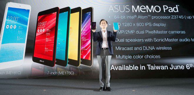 Nowa modele tabletów Asusa z Androidem