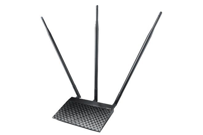 Jednopasmowy router Wi-Fi o dużej mocy: Asus RT-N14UHP