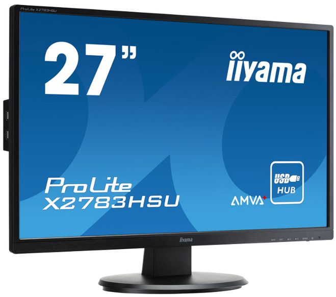 Profesjonalny monitor iiyama X2783HSU z matrycą AMVA+