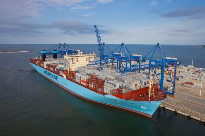 Maersk Triple-E - gigant w Polsce. Relacja wideo