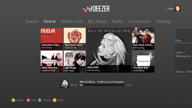 Deezer trafił do konsoli Xbox