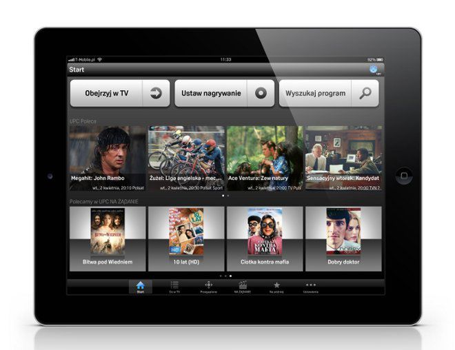 UPC TV wreszcie w wersji na iPada