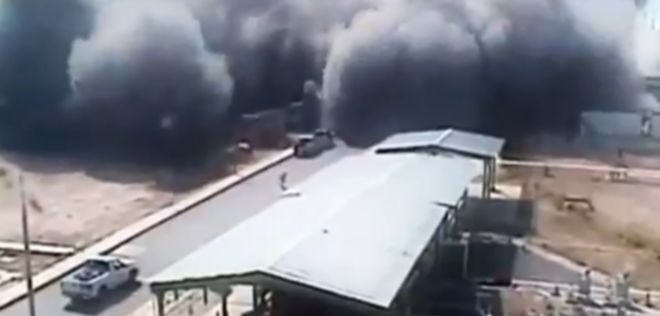 Szokujące nagranie z wybuchu w rafinerii