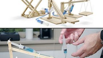 Hydrauliczne, drewniane zabawki (wideo) 1