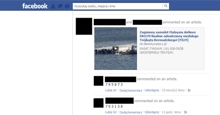 "Malezyjski Boeing odnaleziony!"