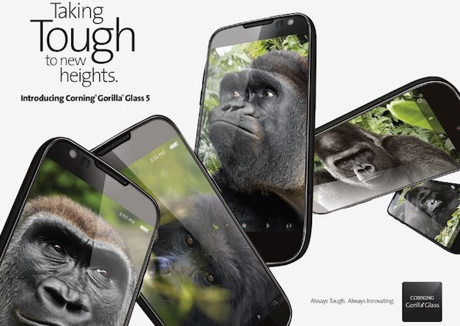 Nowa, mocniejsza wersja szkła, które będzie chronić wyświetlacze smartfonów - Gorilla Glass 5