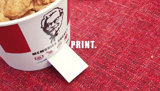 Kubełek od KFC z... wbudowaną drukarką