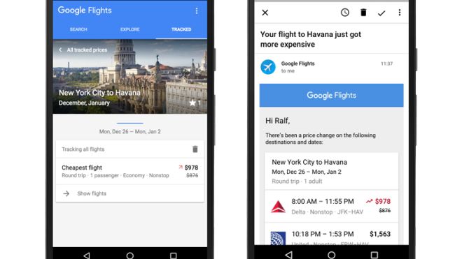 Google flights