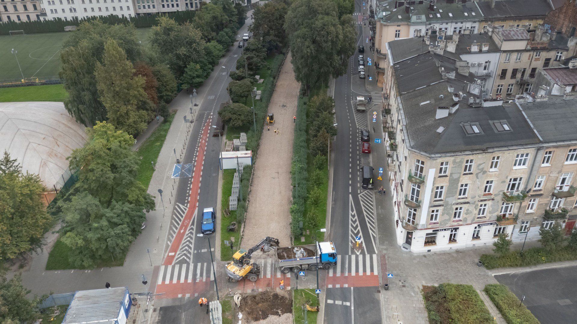 Remonty w centrum Krakowa. Most Grunwaldzki i ul. Piłsudskiego