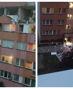 Potężny wybuch w bloku w Bogatyni. "Ściany wyrzuciło na zewnątrz". Są ranni