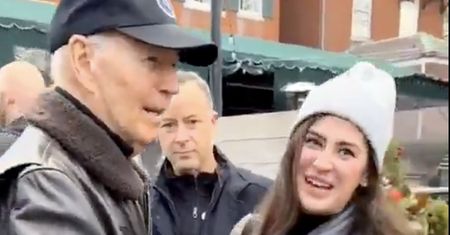 Biden i uchodźcy z Ukrainy. Spontaniczne podziękowania na ulicy