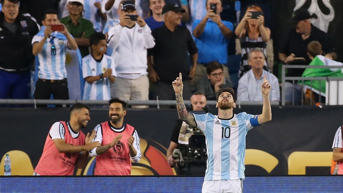 Lionel Messi w barwach reprezentacji Argentyny
