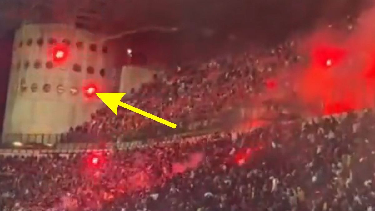 Zdjęcie okładkowe artykułu: Twitter / Chora Bebe / Skandaliczny moment podczas meczu Inter - Benfica