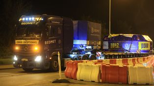 169 ton wjechało nocą do Łodzi. Szykują się do wielkiego drążenia