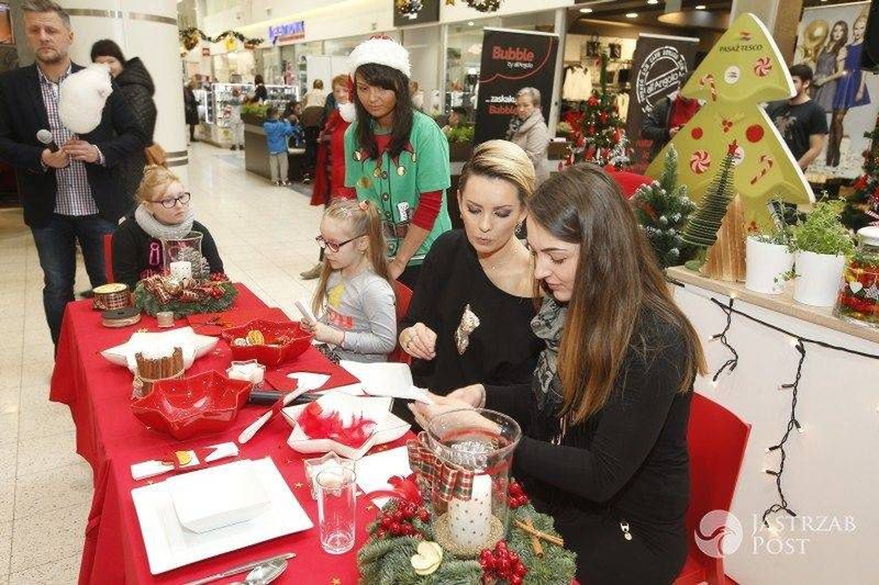 Dorota Gardias - świąteczne spotkanie w Pasażu Tesco