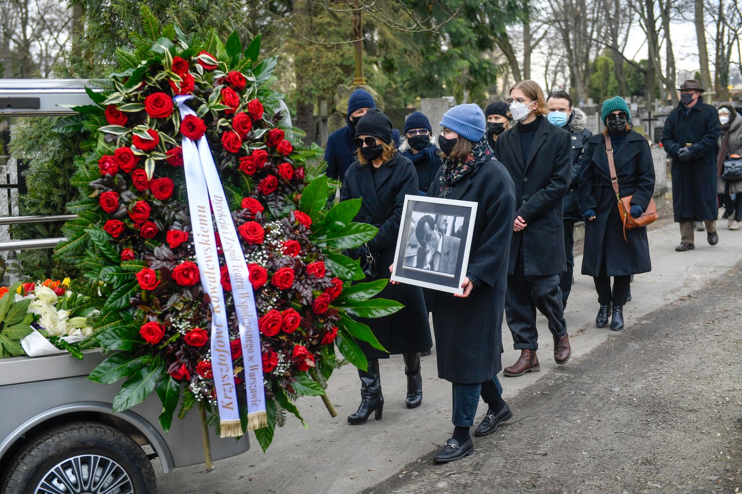 Pogrzeb Krzysztofa Kowalewskiego - córka Gabriela