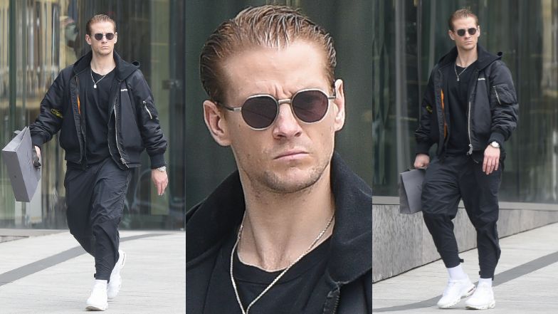 Sebastian Fabijański parkuje na zakazie i odwiedza luksusowy butik